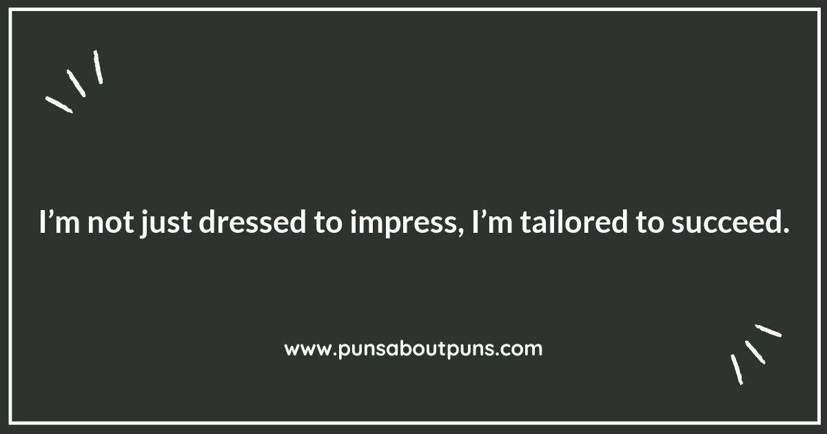 A Cut Above the Rest: Top Suit Puns to Sharpen Your Wit