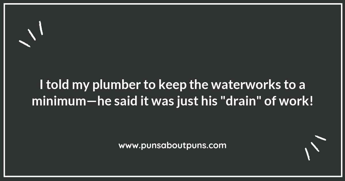 A Leak of Laughter: Playful Plumber Puns for Your Next Gathering