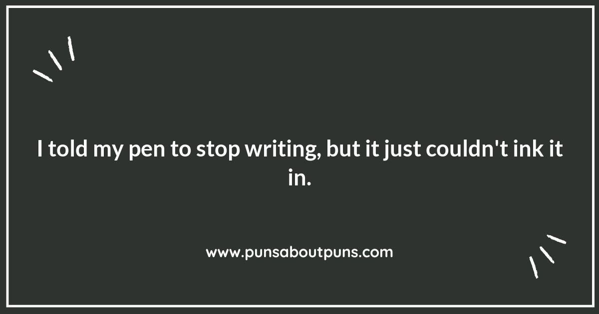A Pun-derful Toolkit: Essential Writer Puns for Every Author