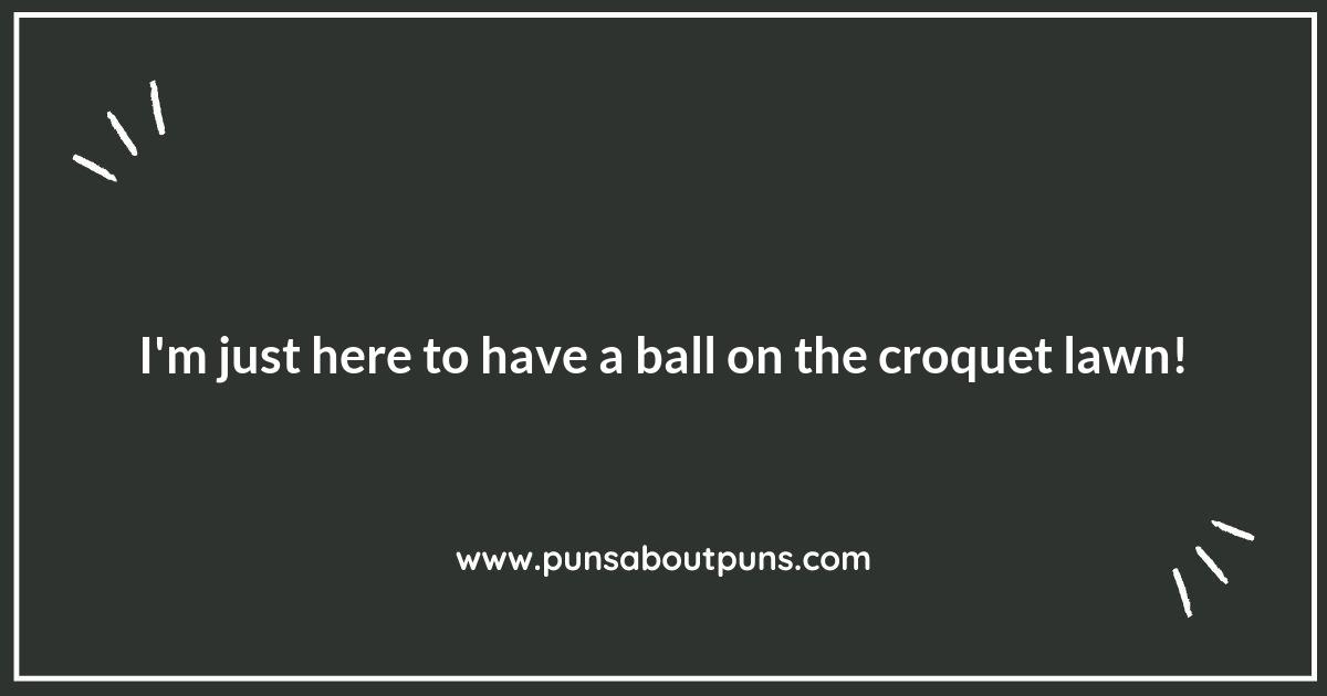 A Stroke of Genius: Ingenious Croquet Puns