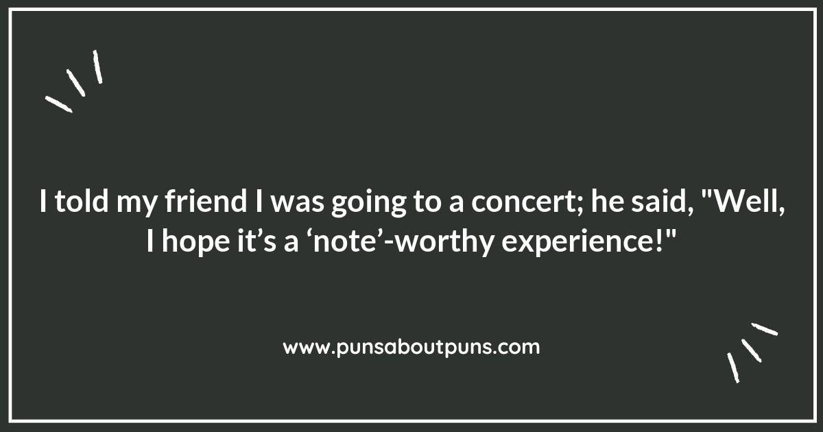 Backing Vocals: Side-Splitting Concerts Puns You Can