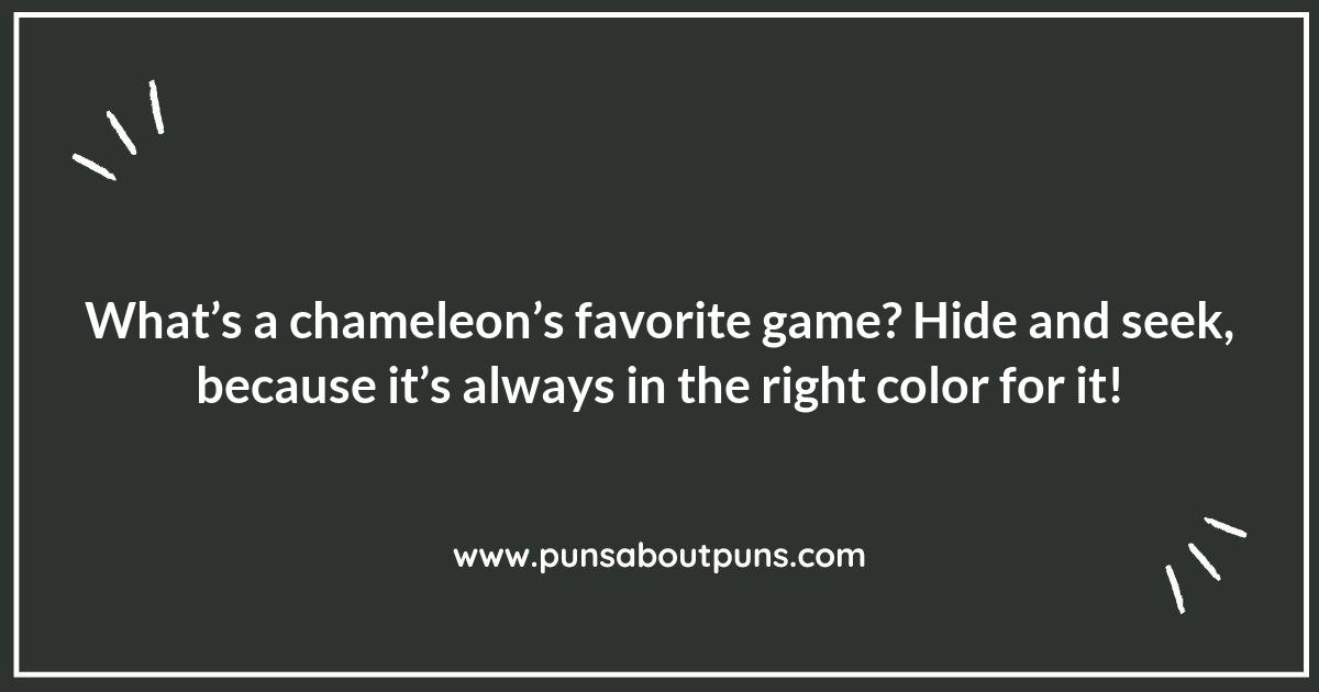 Chameleon Puns for Animal Lovers: A Scaly Sense of Humor