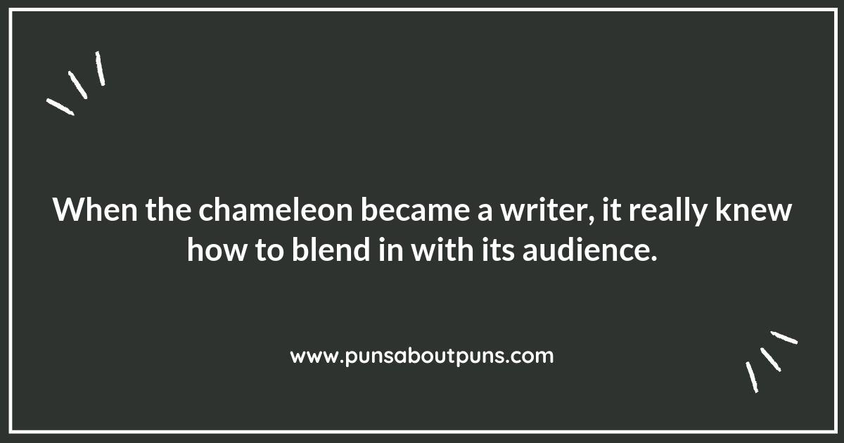 Chameleon Puns in Literature: Colorful Expressions in Writing