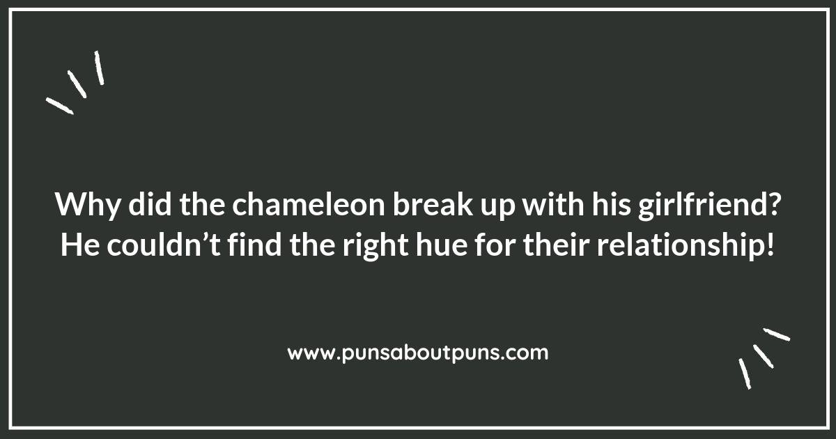 Clever Chameleon Puns: Sharp Wit and Colorful Humor