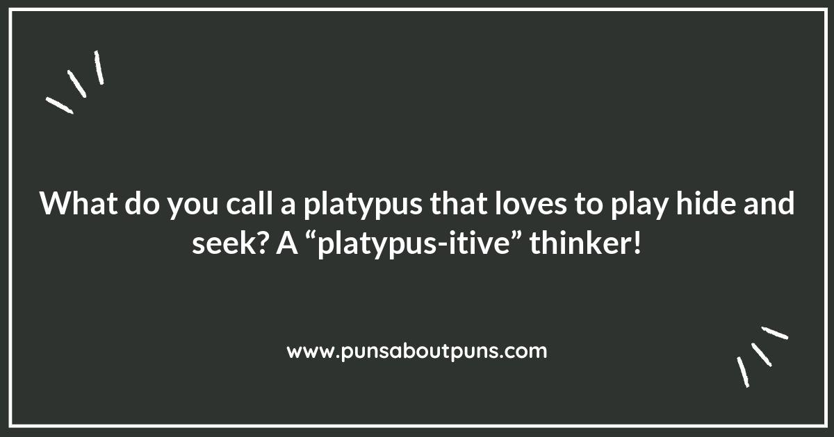 Diving into the Best Platypus Puns for Kids
