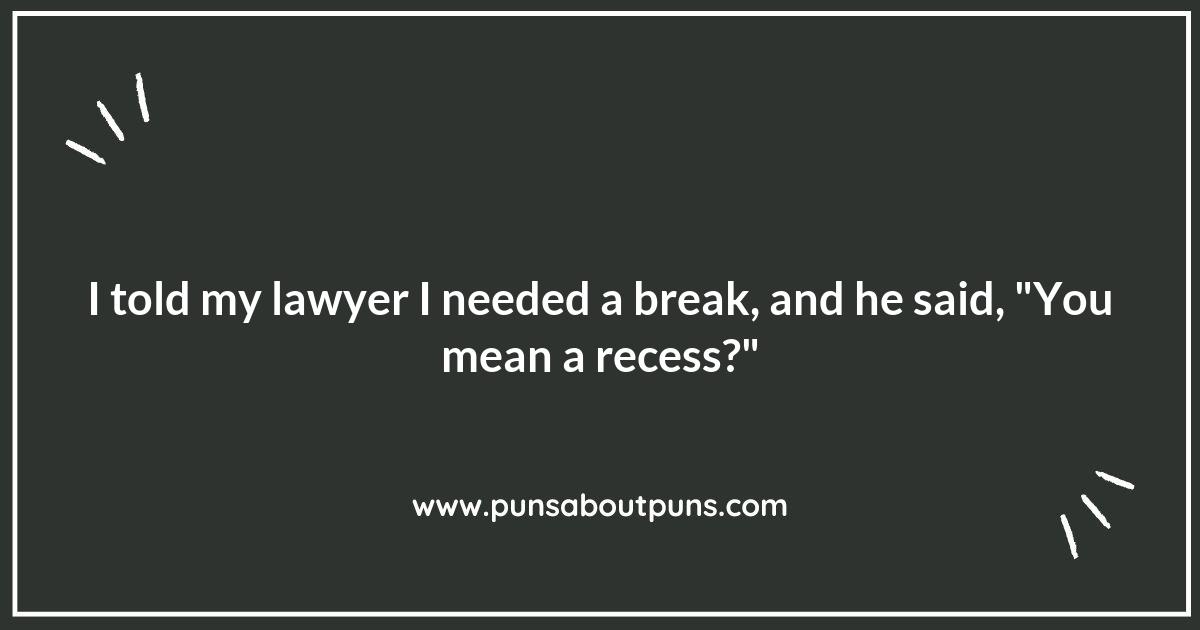 From the Bar to the Bench: Witty Lawyer Puns