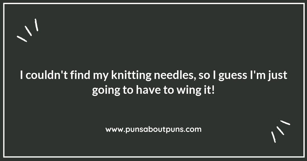 Getting Tangled in Yarn Puns: A Knitter