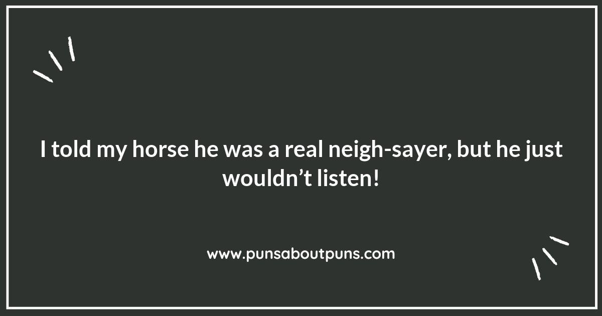 Horseback Riding Puns That Will Make You Gallop with Laughter