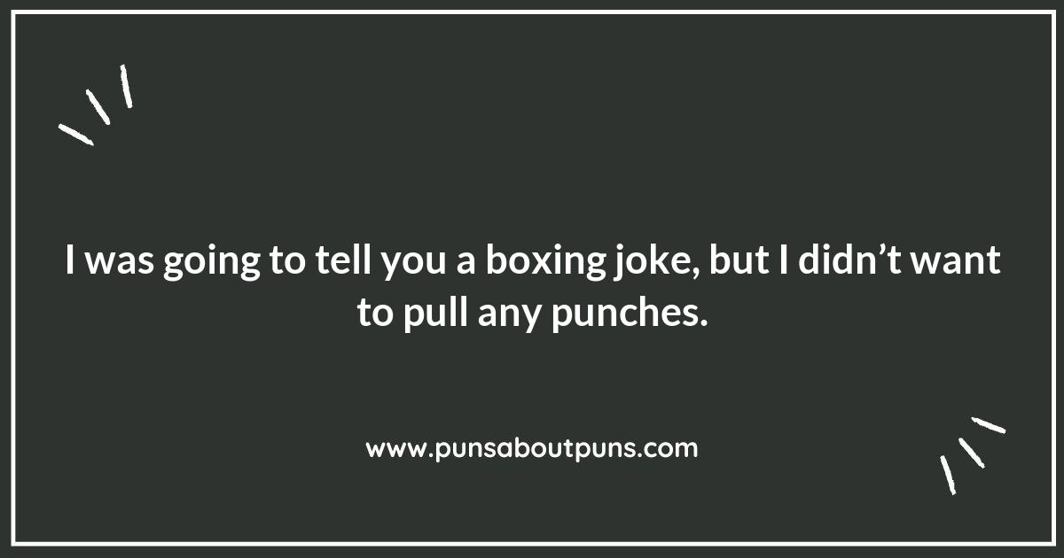 In the Corner of Comedy: Boxing Puns That Pack a Wallop