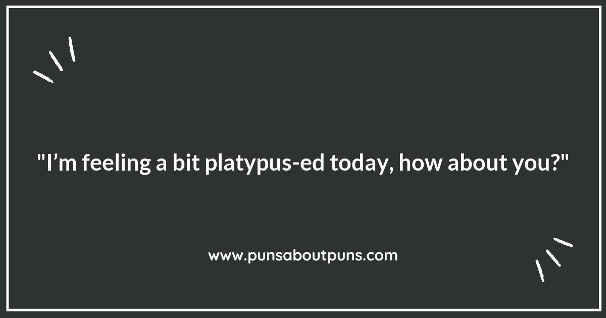 Incorporating Platypus Puns in Everyday Conversations
