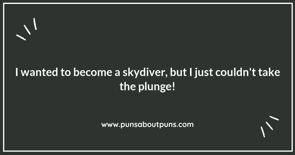 Landing Punchlines: A Guide to Skydiving Puns