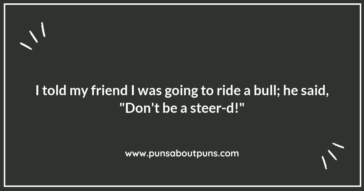 Lasso the Laughter: Witty Bull Riding Puns for Every Fan