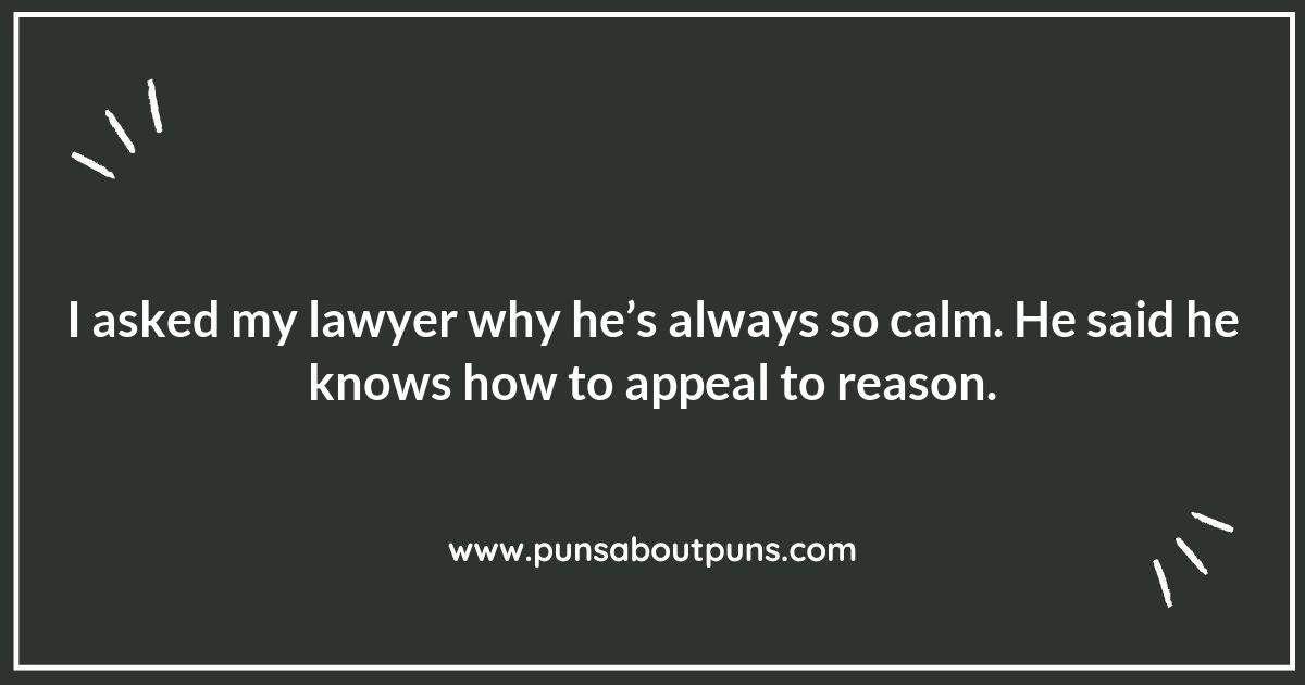 Laughing in the Face of Justice: Hilarious Lawyer Puns