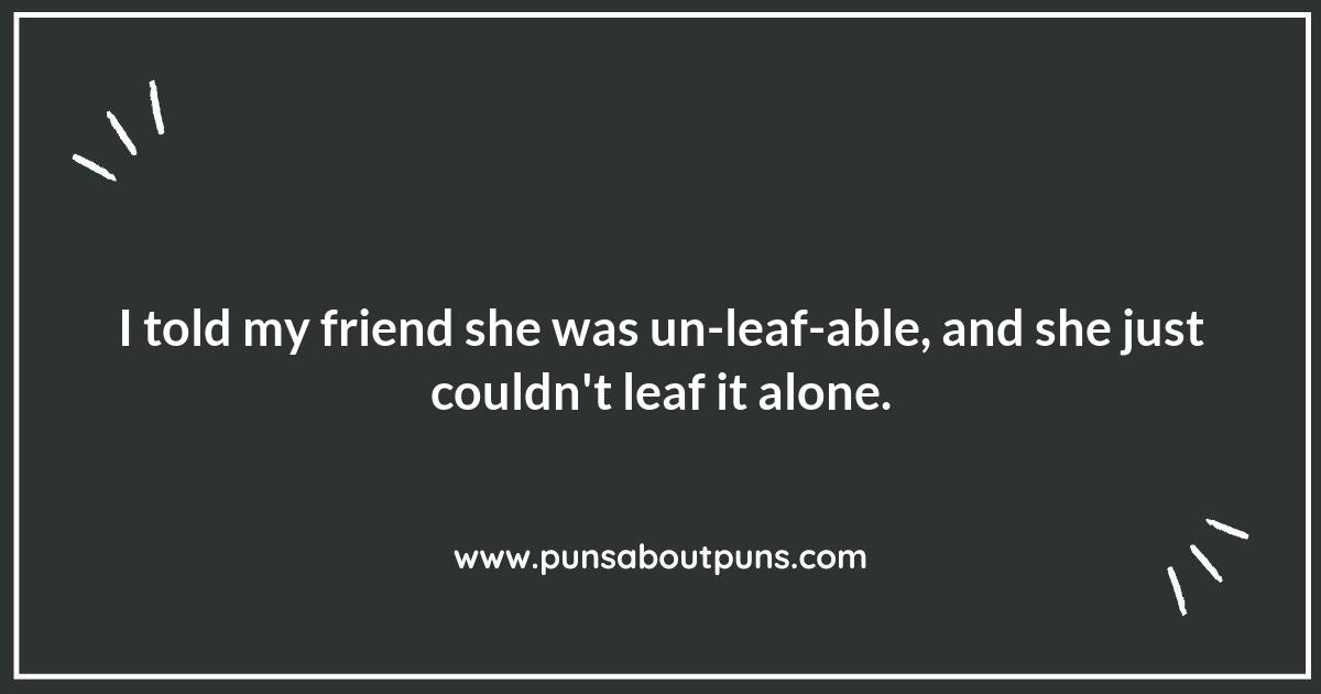 Leaf Puns in Literature: Exploring Nature