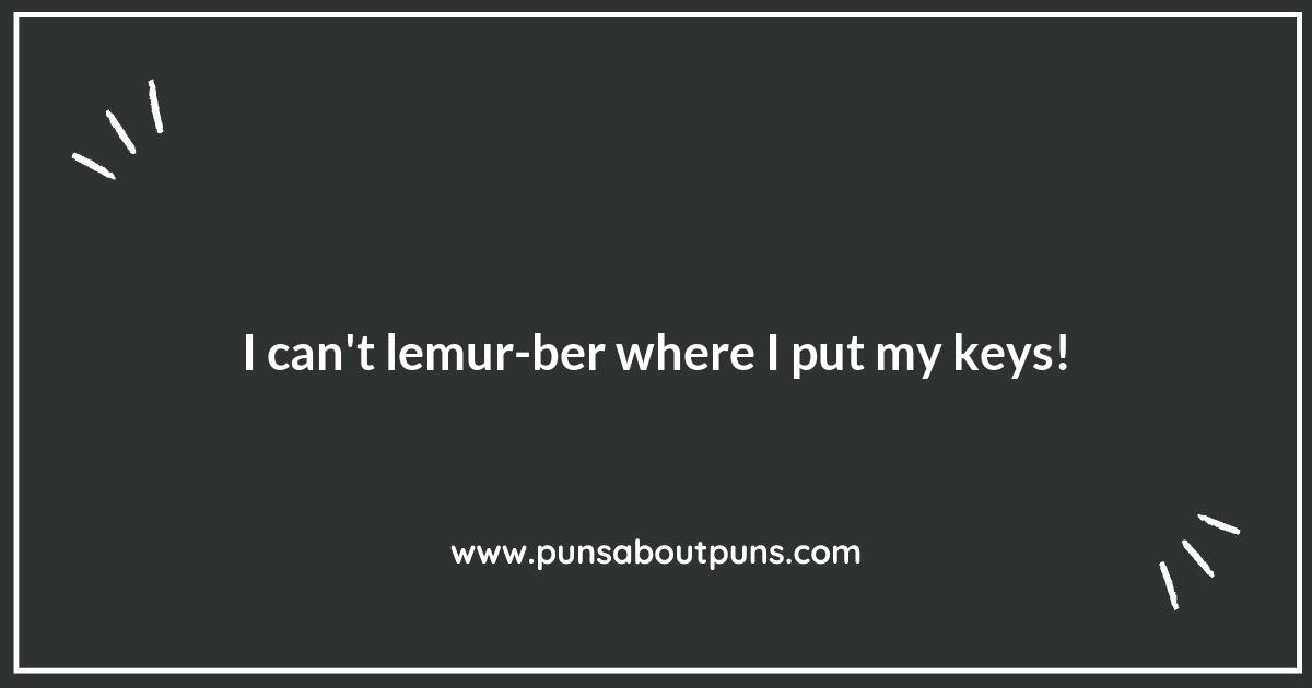Lemur Puns: A Tail of Humor and Wit