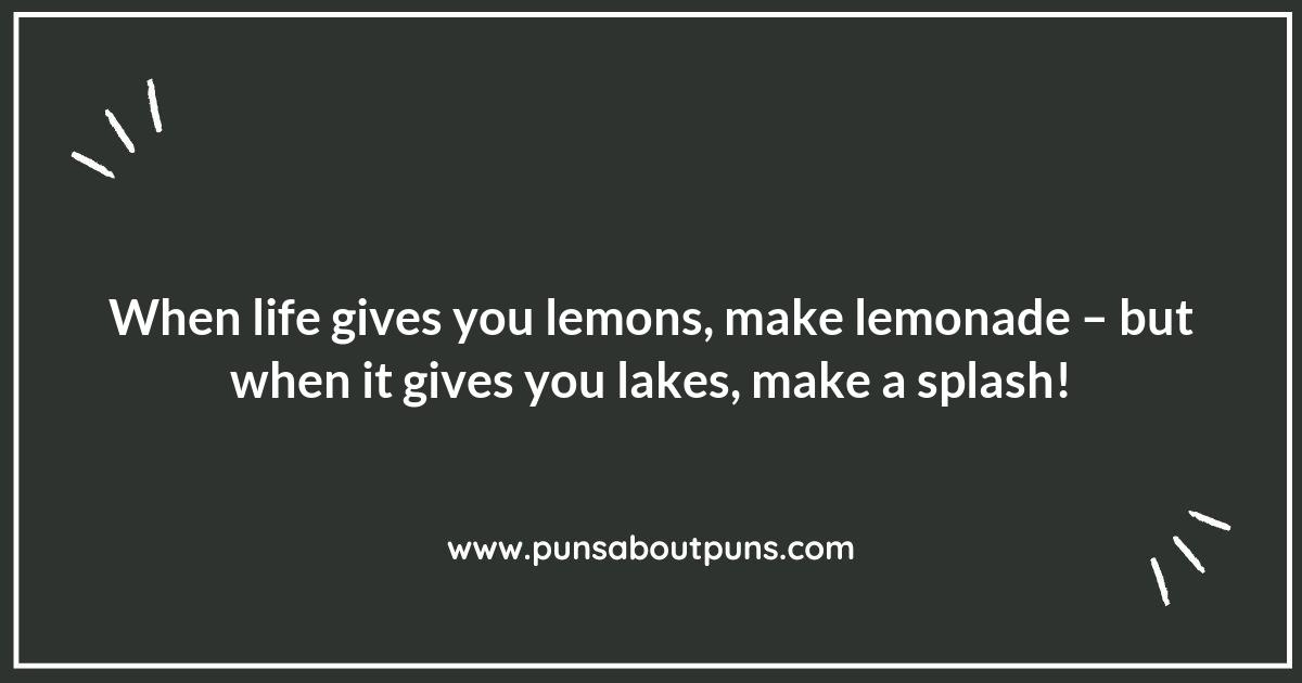 Let’s Get This Party Afloat: Lake Puns for Every Occasion