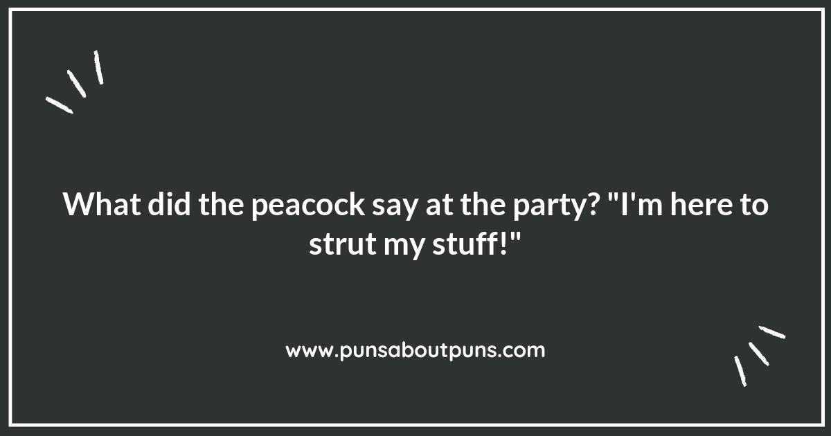 Peacock Puns: A Colorful Take on Wordplay