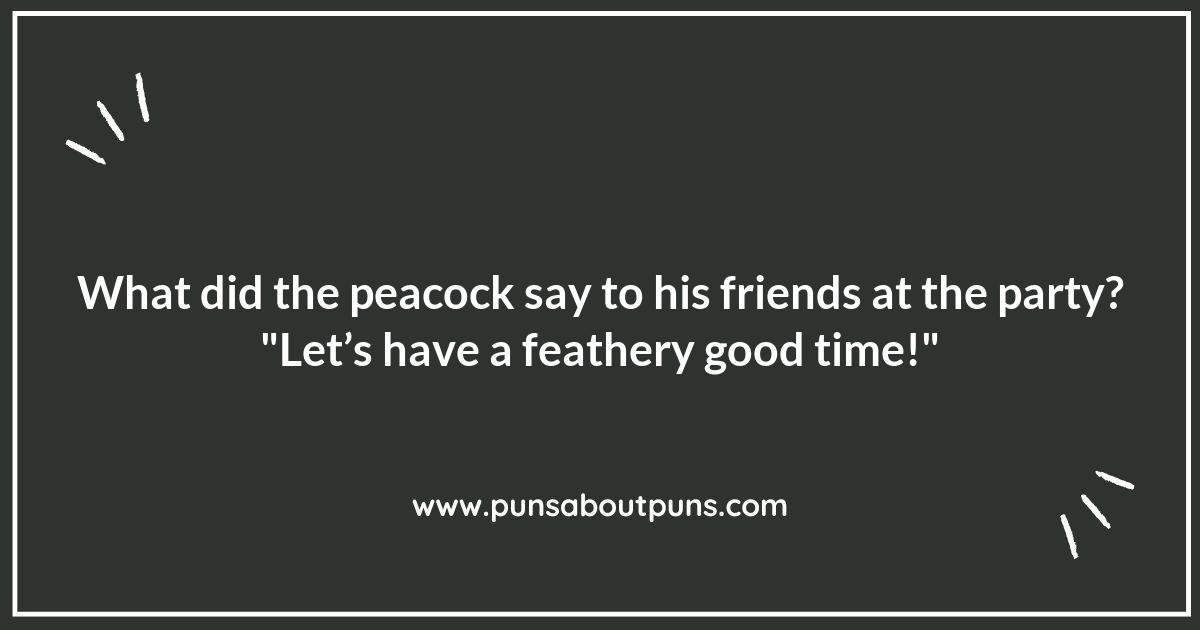 Peacock Puns for Kids: Fun and Playful Word Games