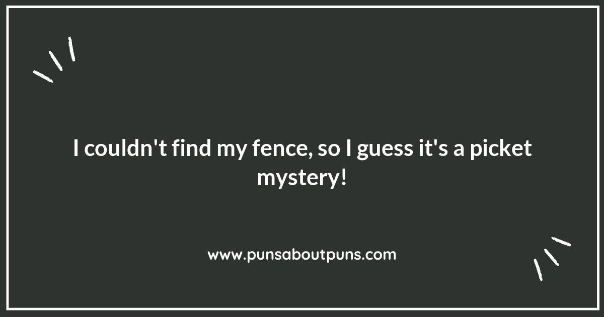 Picketing for Laughs: Delightful Fence Puns to Brighten Your Day