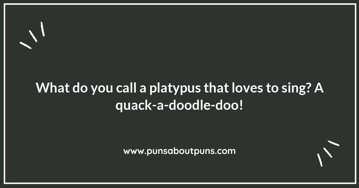 Platypus Puns: A Splash of Wit for Animal Lovers