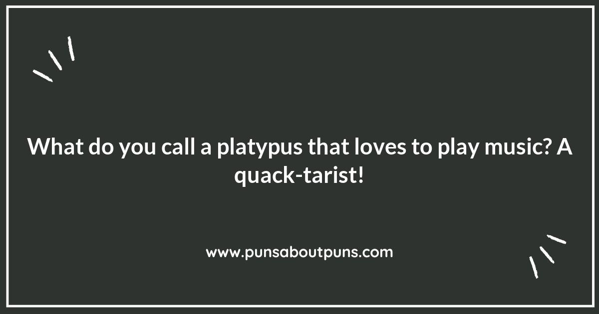 Platypus Puns: The Perfect Blend of Cute and Clever