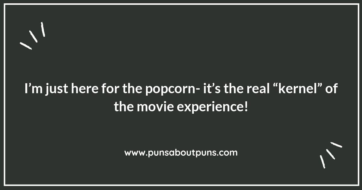 Popcorn Puns to Share at Your Next Movie Night