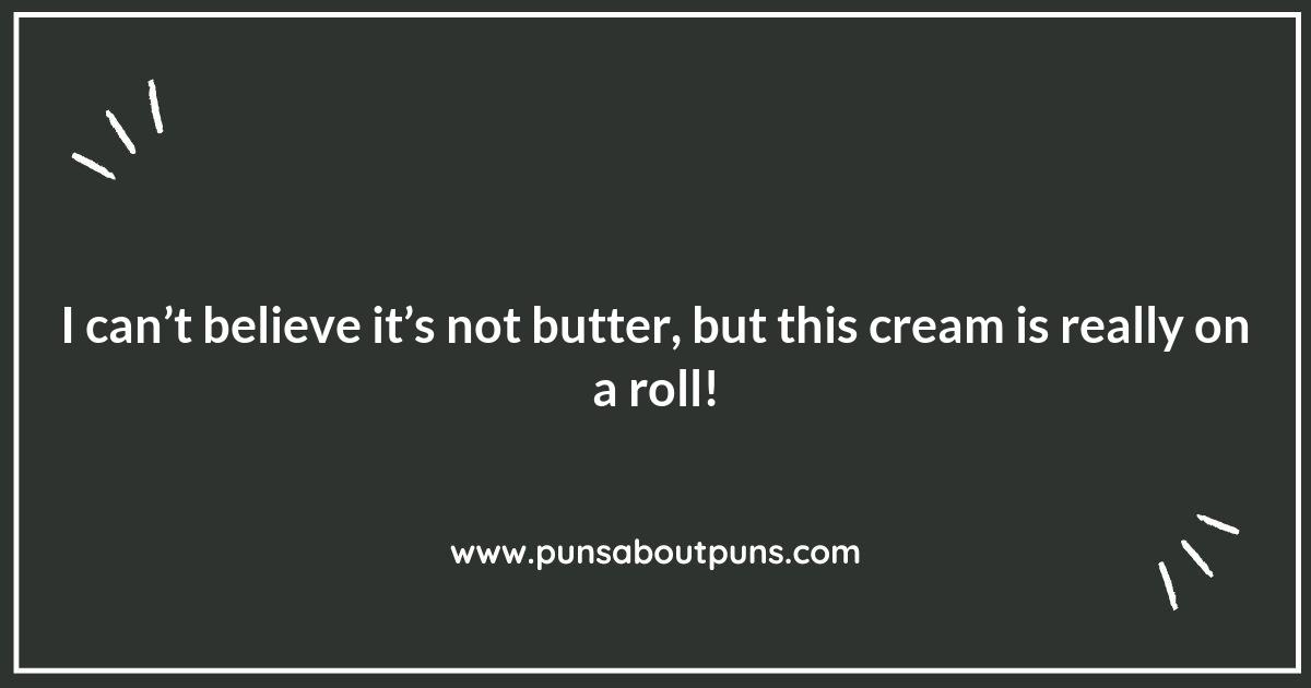 Pouring on the Humor: A Collection of Cream Puns to Savor