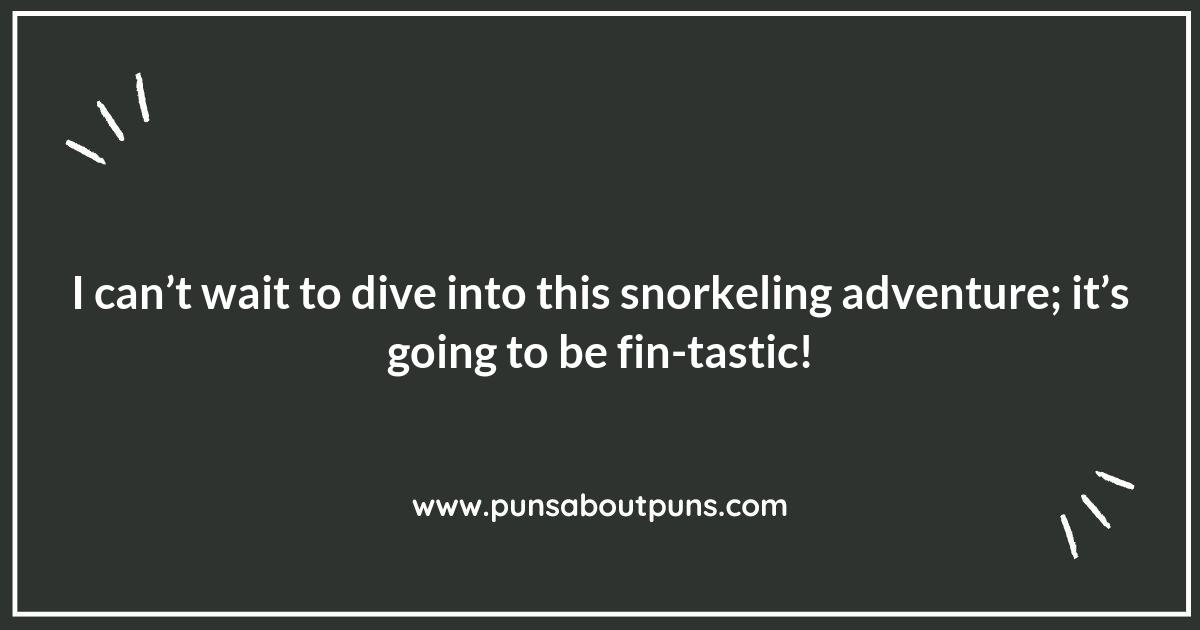 Reef-ing the Benefits of Snorkeling Puns