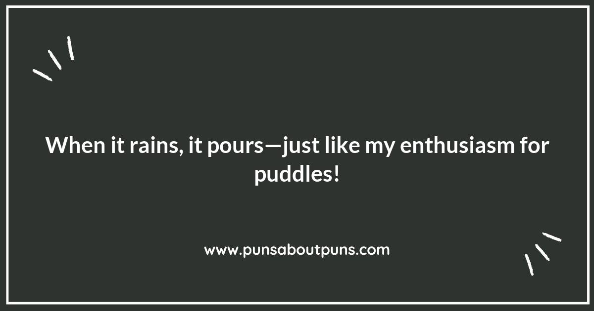 Seasonal Puddle Puns: Celebrating Rainy Weather Year-Round