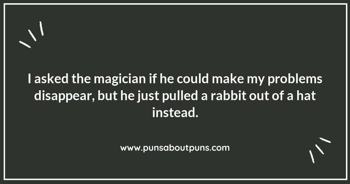 Sleight of Hand and Clever Jokes: Magic Shows Puns Explored