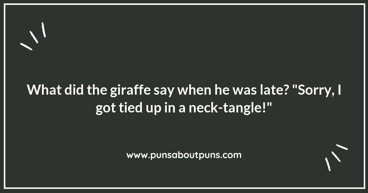 Tall Tales: Giraffe Puns That Stand Out