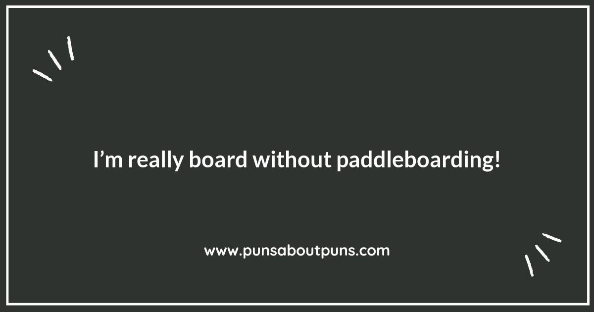 The Best Paddleboarding Puns to Share with Friends