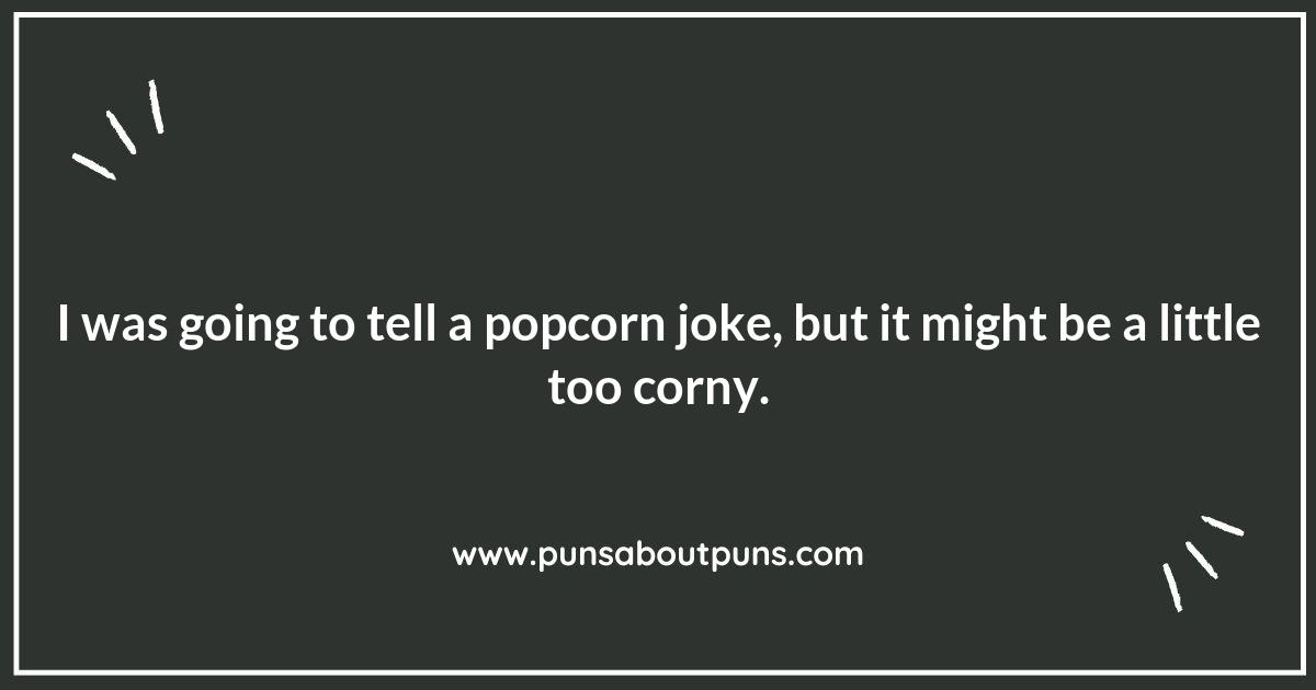 The Salty Side of Popcorn Puns: A Comedic Snack