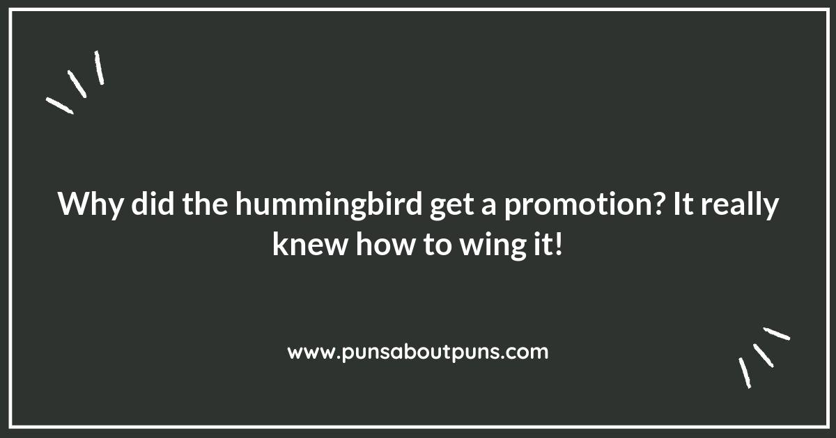 The Sweet Nectar of Hummingbird Puns: A Taste of Humor