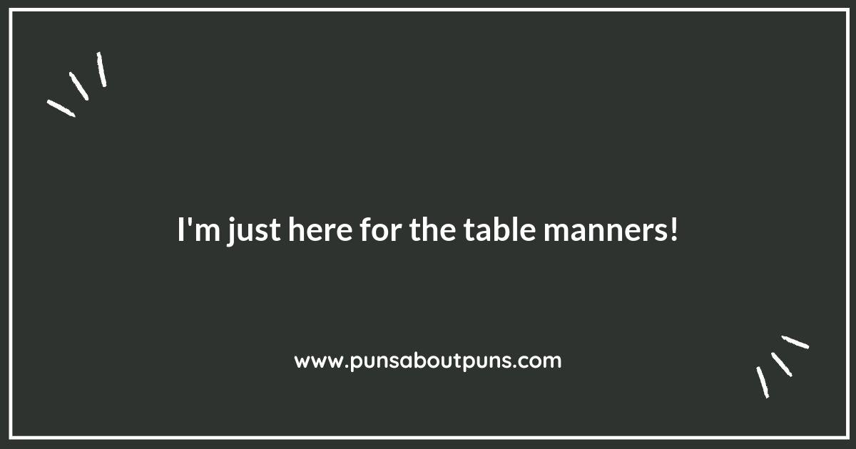 The Table is Set: Puns Perfect for Your Next Gathering