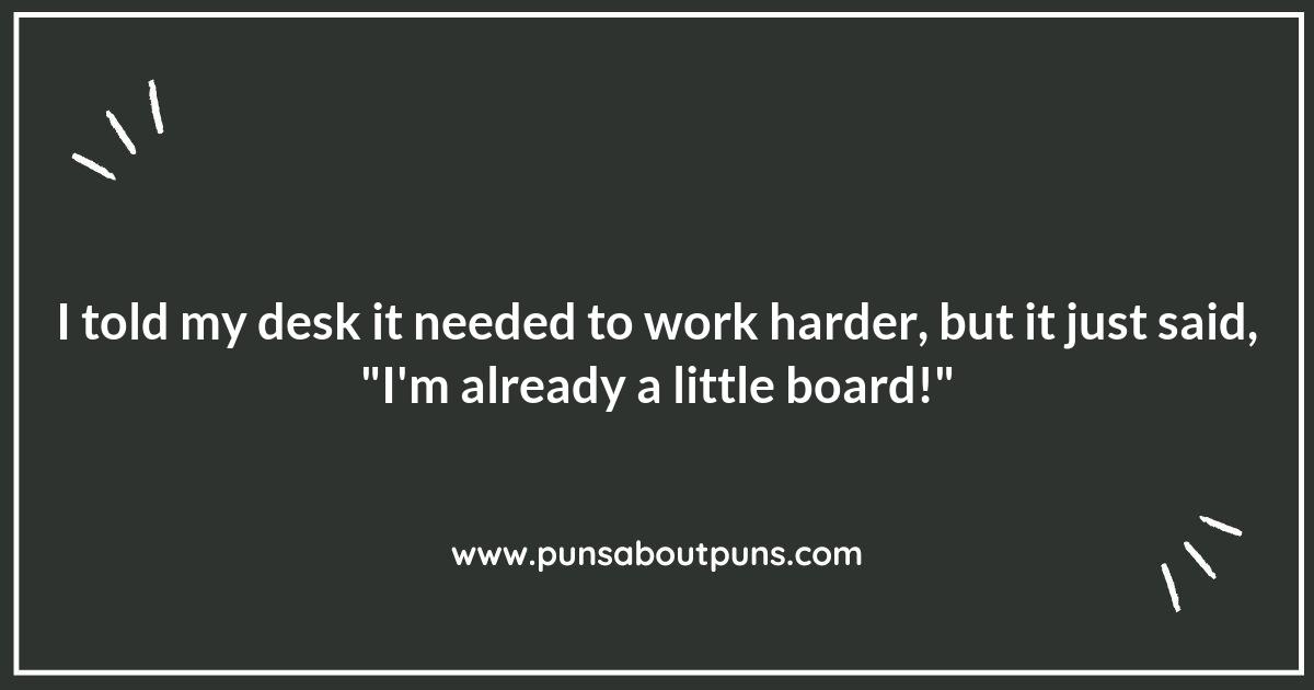 Turning Your Workspace into a Pun Zone with Desk Puns