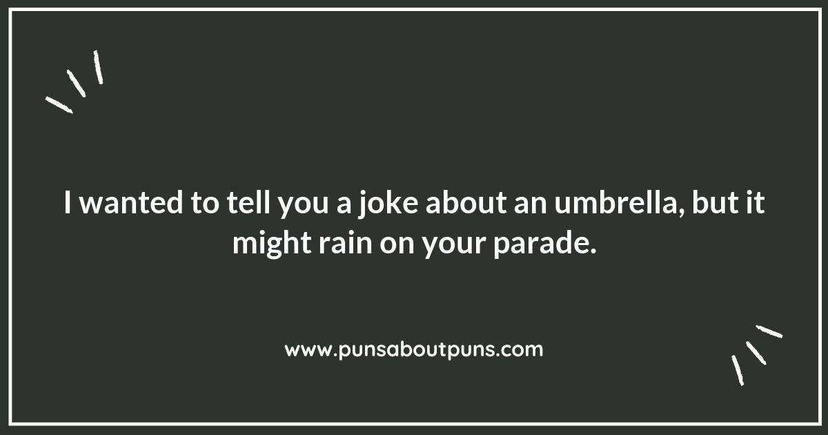 Umbrella Puns: A Shelter from the Storm of Boredom