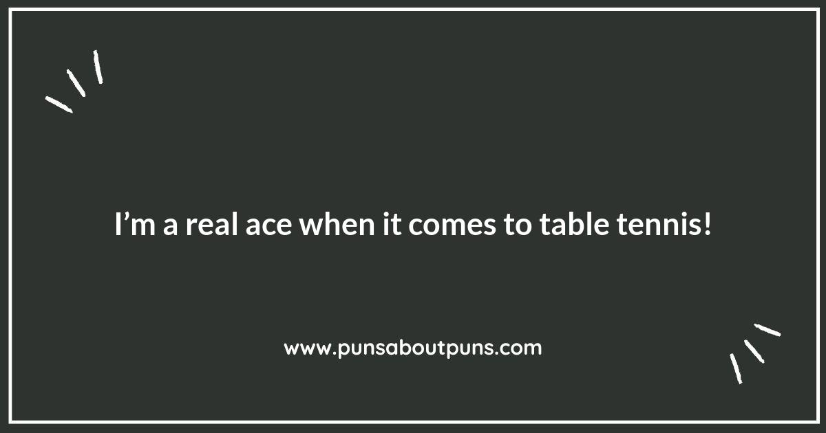 Unbeatable Table Tennis Puns You Can