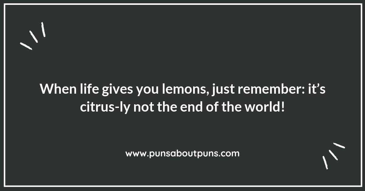 When Life Gives You Lemons: Sadness Puns That Squeeze a Smile