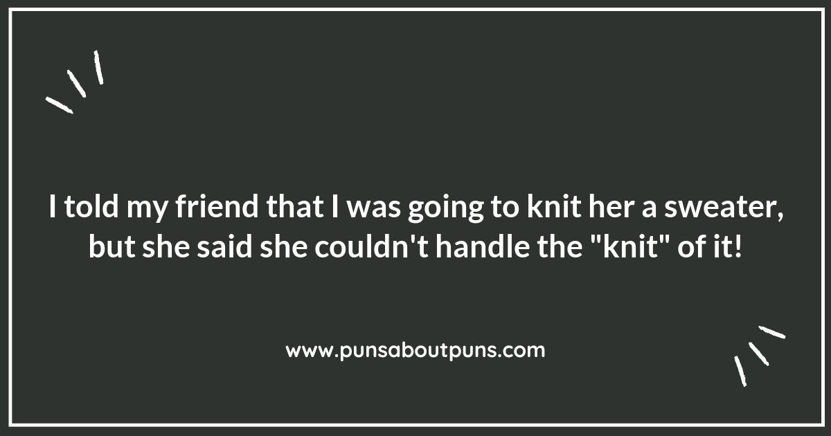 Wooly Good Jokes: Exploring the World of Knitting Puns