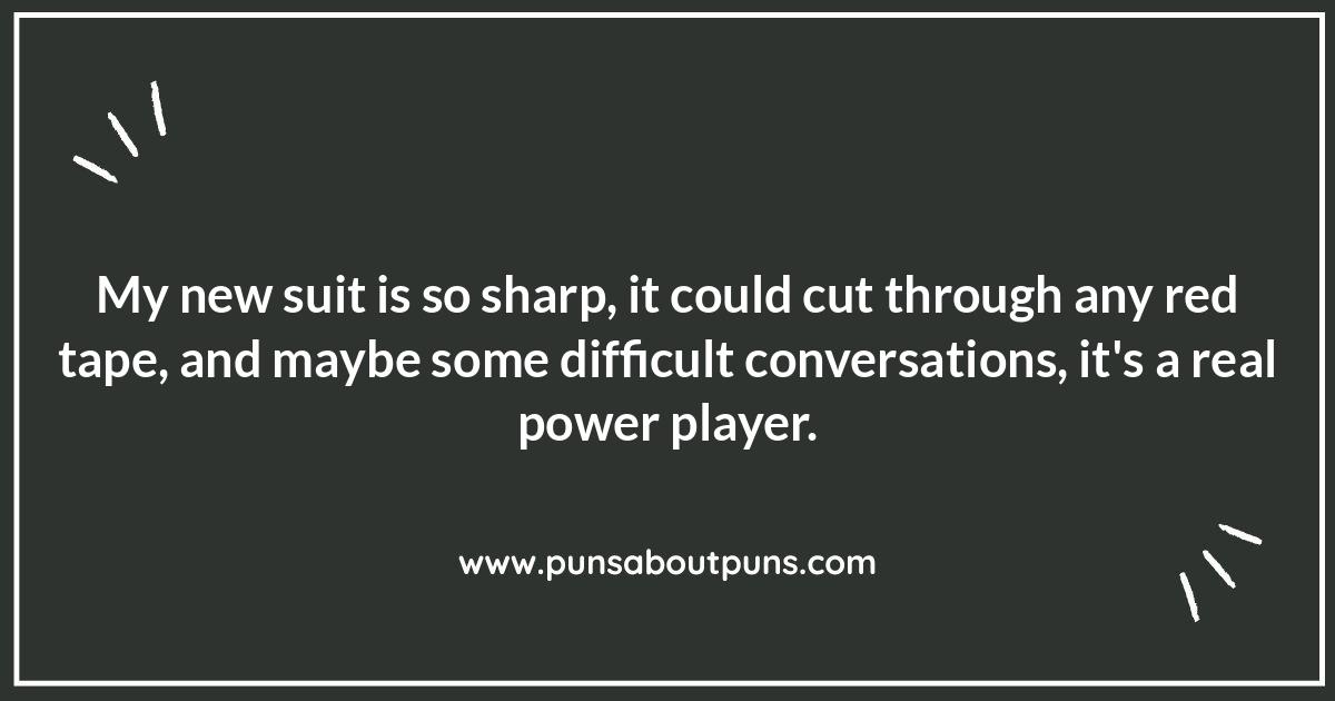 Accessorize Your Humor: Suit and Tie Puns and Their Impact
