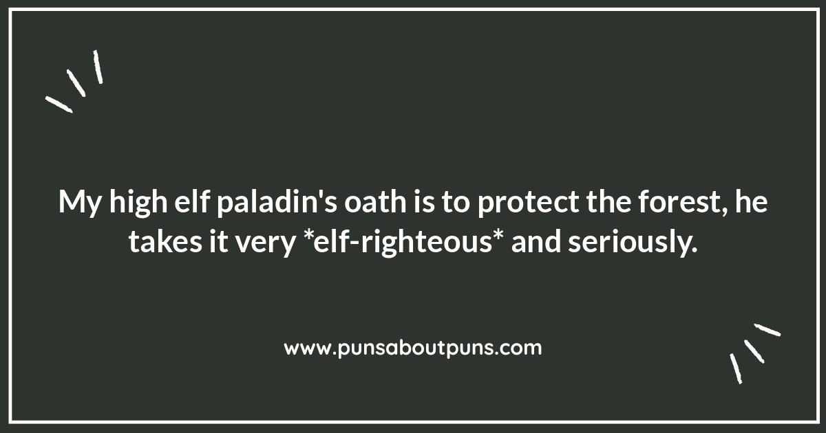 Beyond the Bow: More DnD Elf Puns and Wordplay