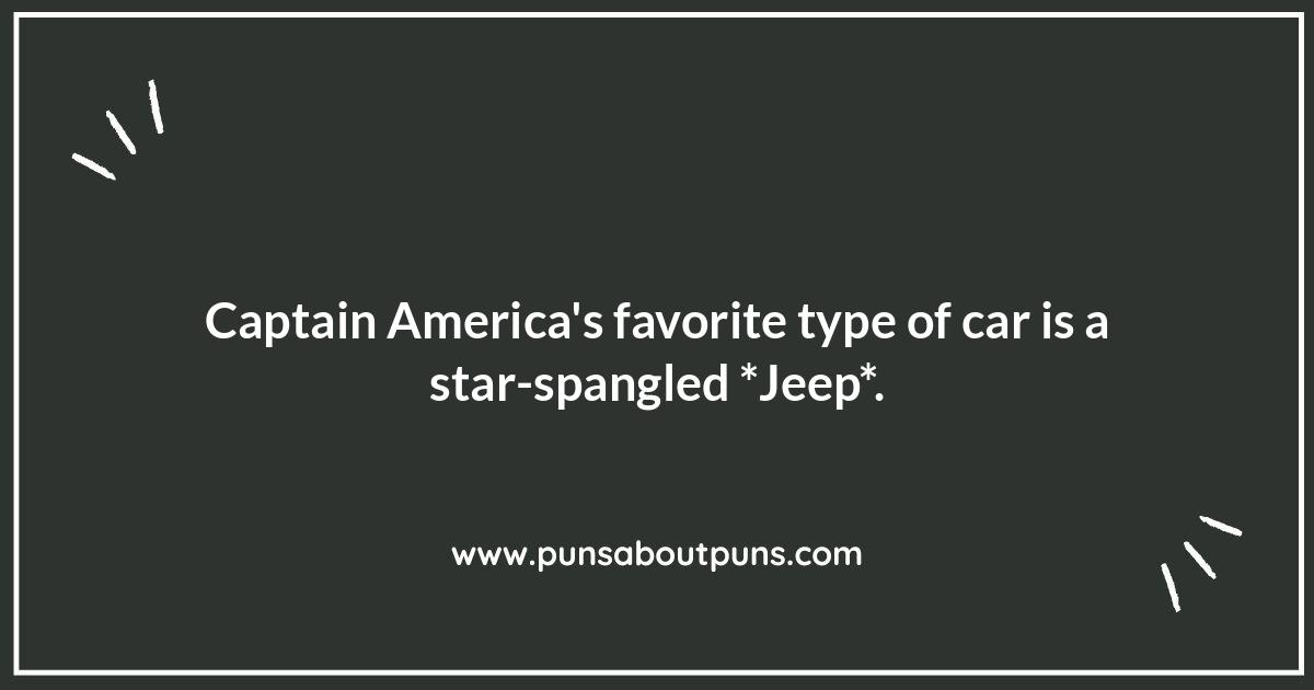 Captain America Puns: Shielding You with Patriotic Punchlines