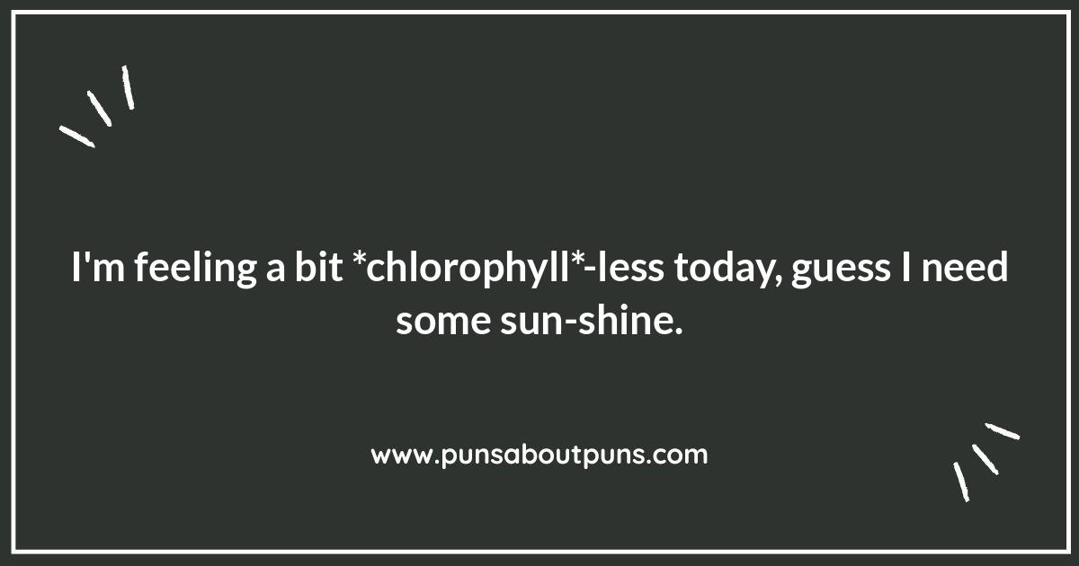 Chlorophyll Puns: A Green Laugh Riot