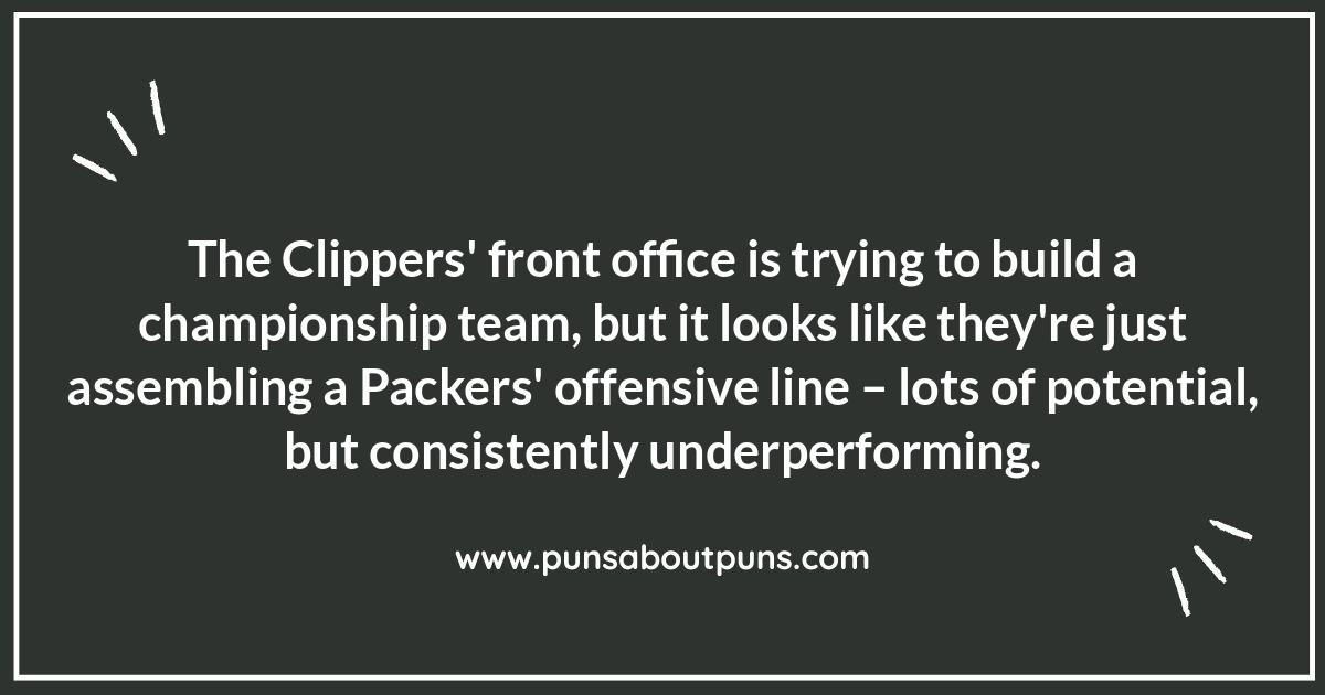 Clippers Funny Bone: Is It as Strong as the Green Bay Packers