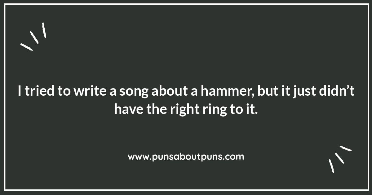 Crafting Comedy: A Collection of Hammer Jokes