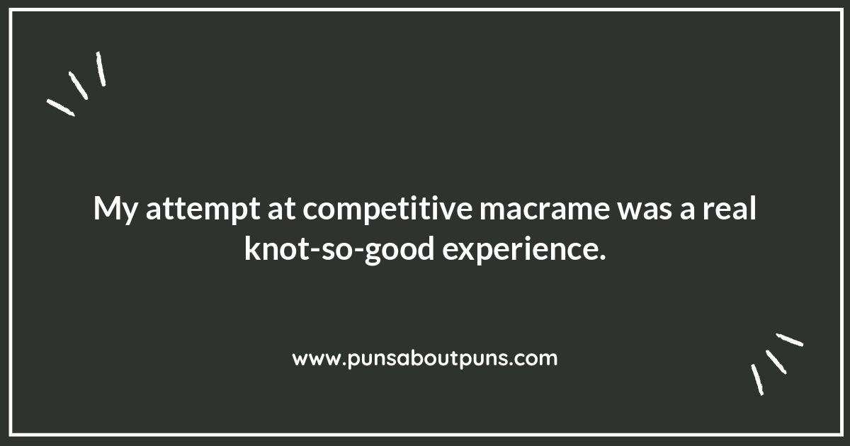 Crafty Puns: Unleashing Your Inner Comedian