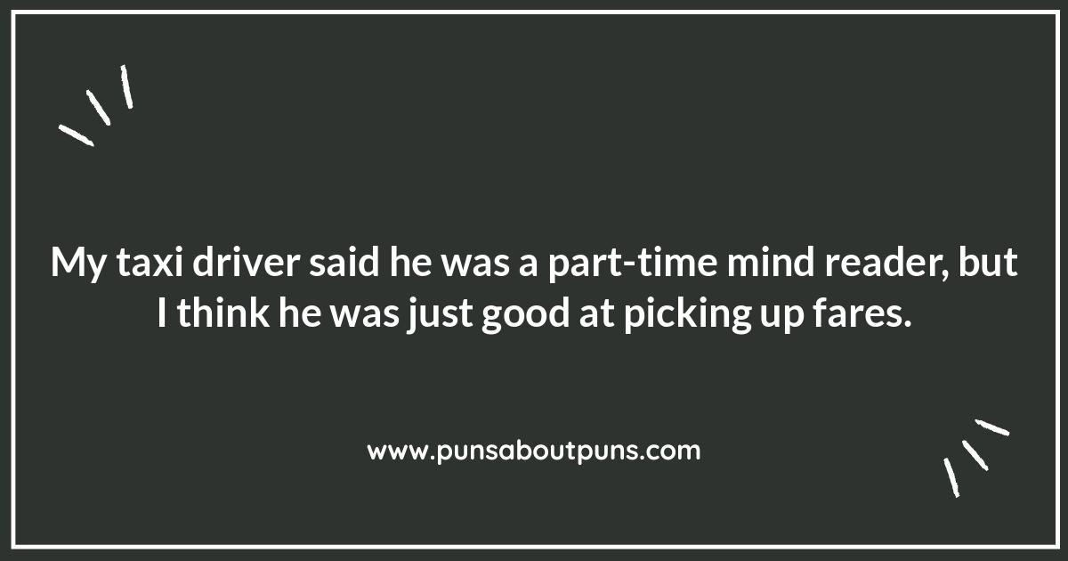 Dispatching Laughter: Taxi Puns Related to the Job