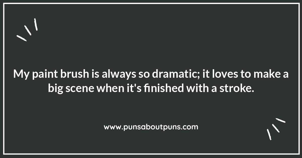 Drawn to Laughter: Punny Paint-Themed Wordplay