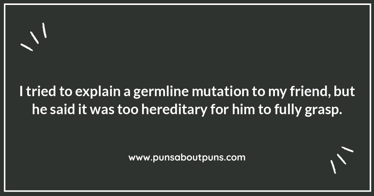 Evolutionary Mutation Jokes: The Punchline of Change